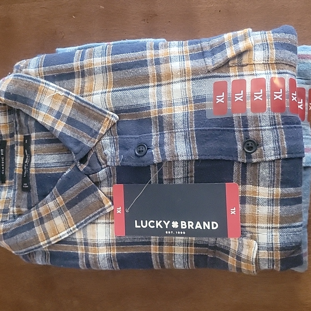 Lucky Brand flannels - Picture 2 of 3